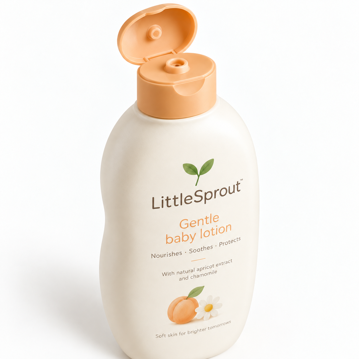 Gentle baby lotion — detail