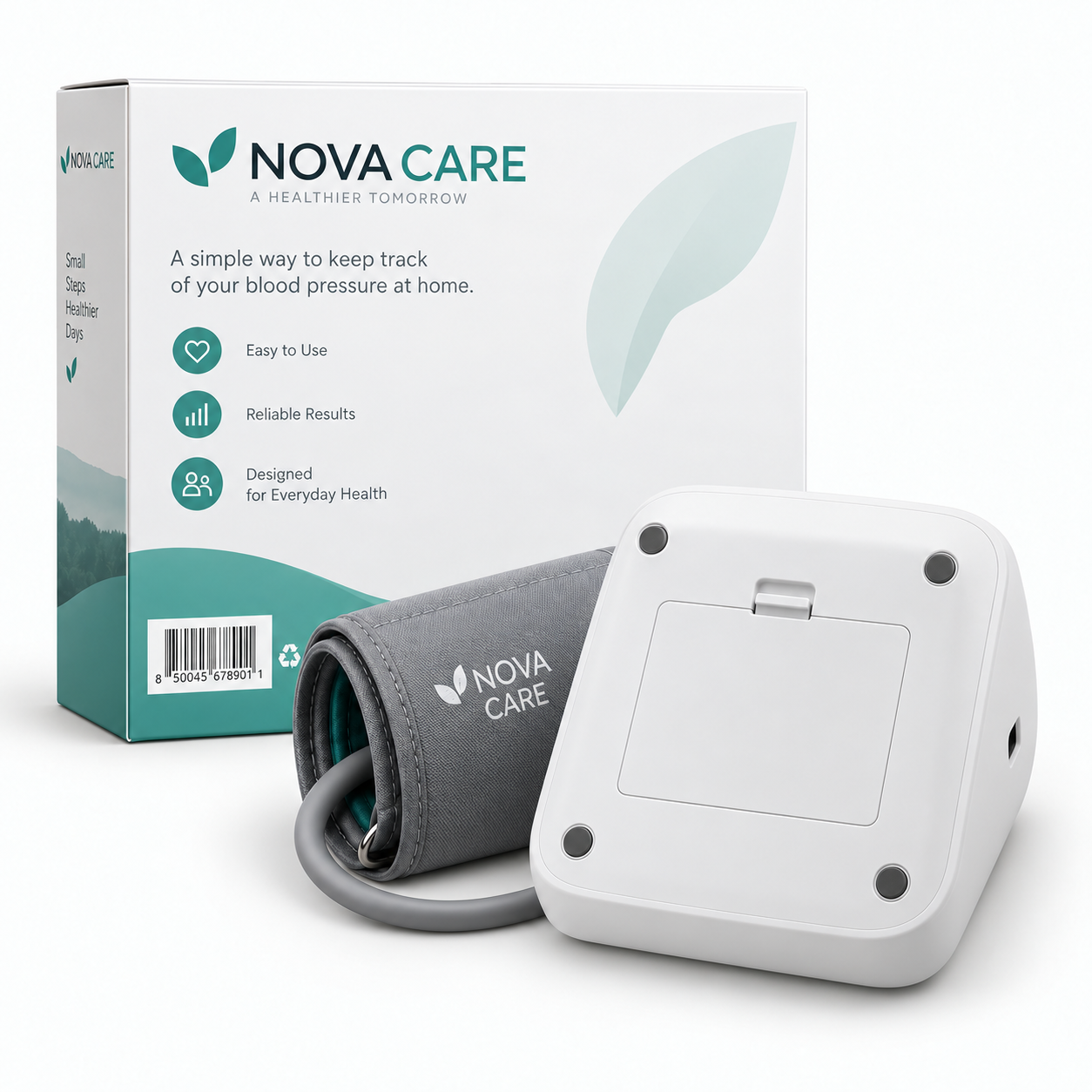 Home BP monitor — back