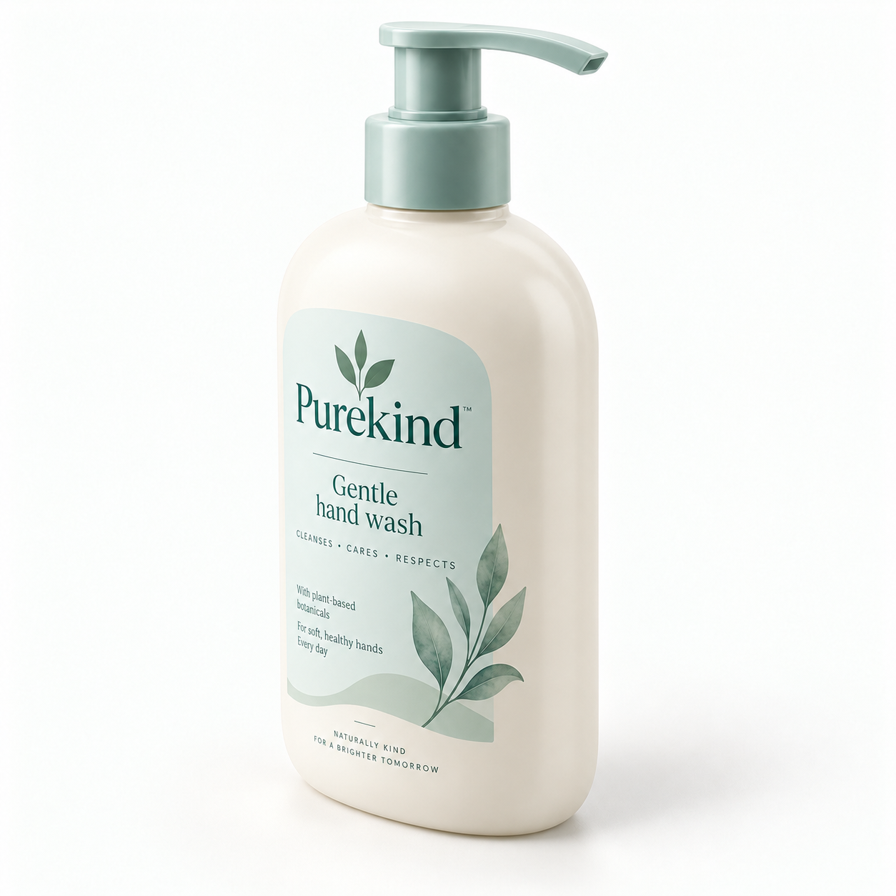 Gentle hand wash — side