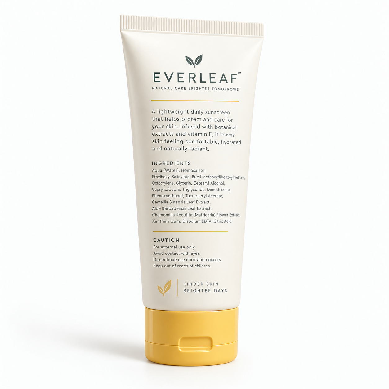 Daily SPF 50 — back